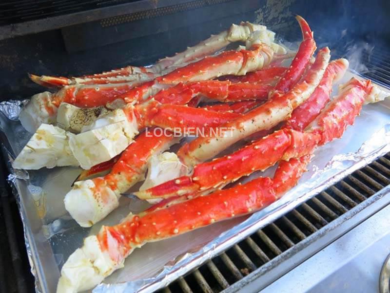 chân king crab