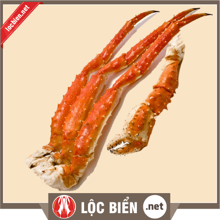 Chân king crab hấp chín